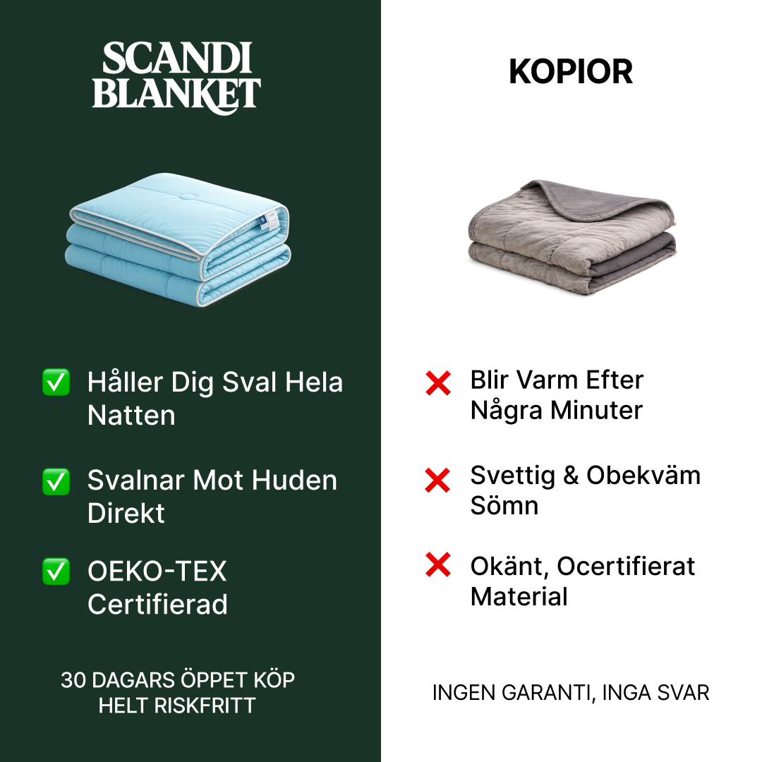 Scandiblanket, för dig som vägrar vakna svettig